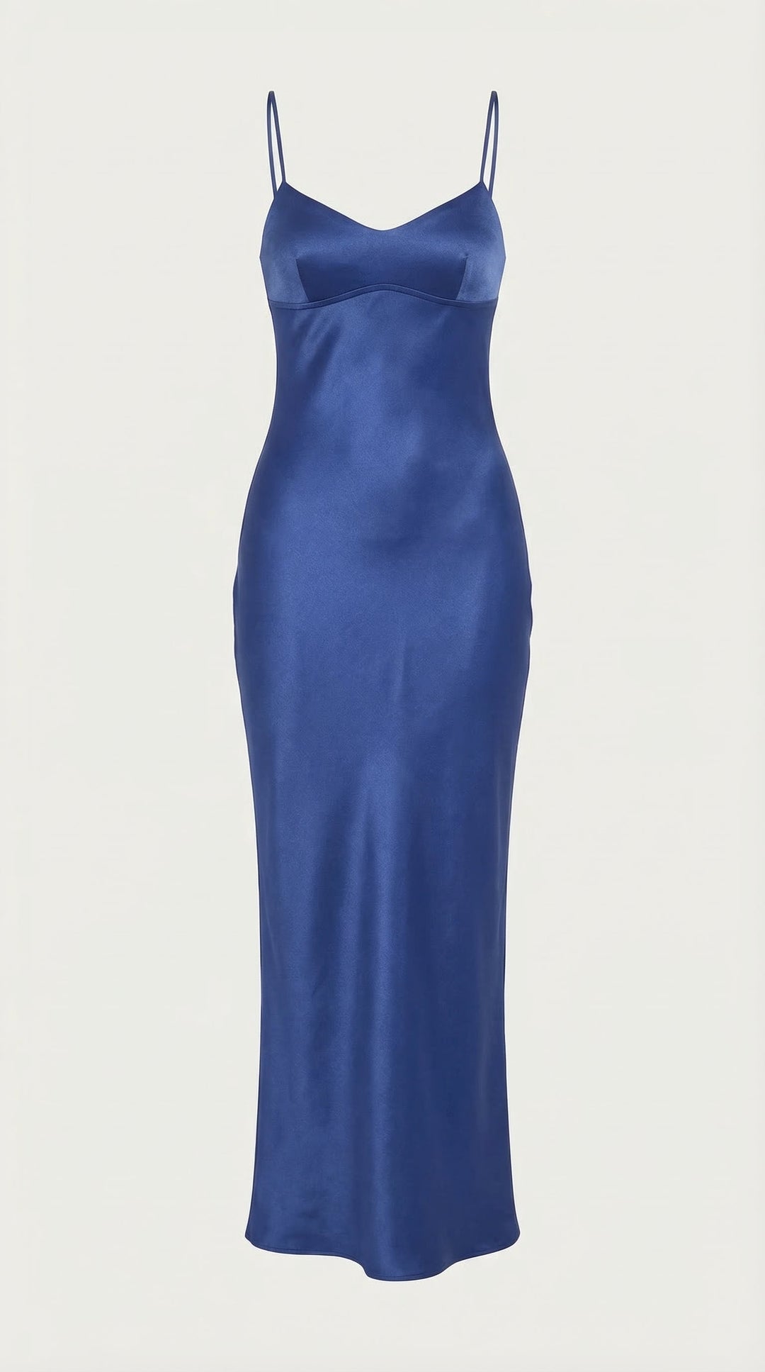 Vera | Women's Satin V-Neck Slip Maxi Dress