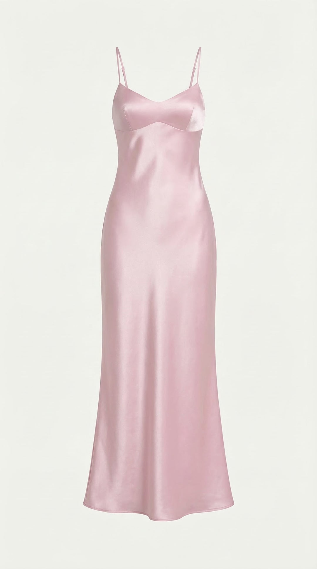 Vera | Women's Satin V-Neck Slip Maxi Dress