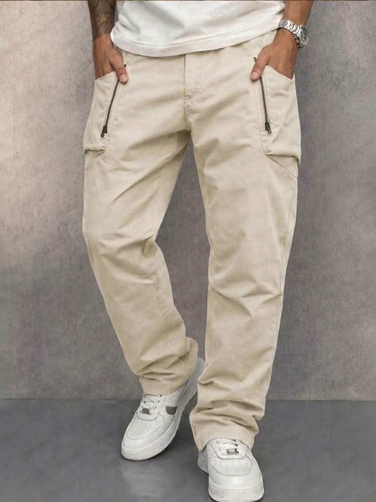 Mason | Men's Zip-Pocket Cotton Cargo Pants