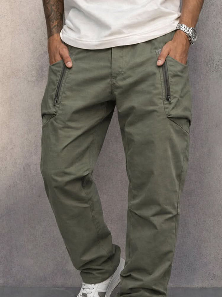 Mason | Men's Zip-Pocket Cotton Cargo Pants