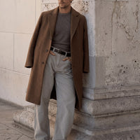 Winston | Men's Single-Breasted Wool Overcoat