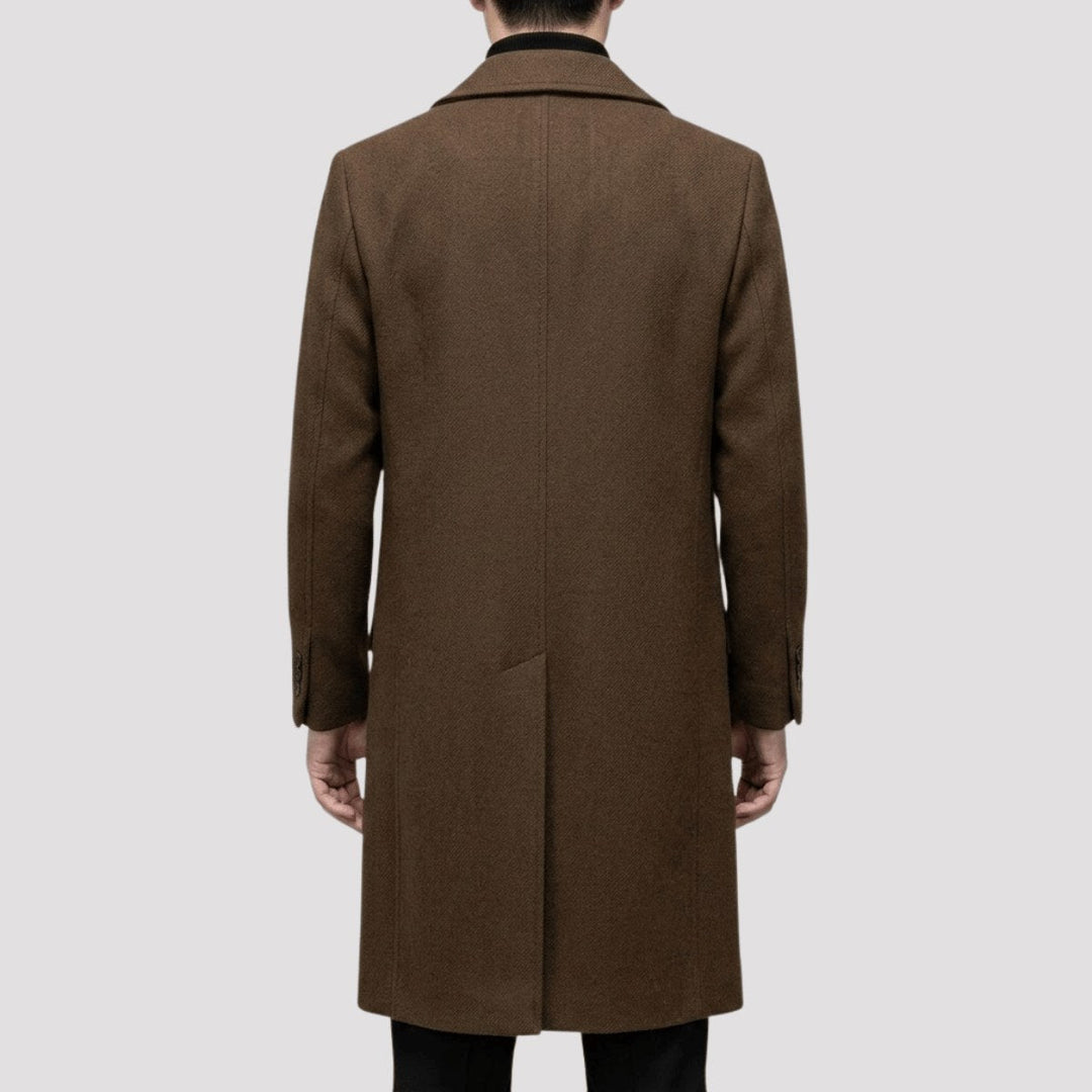 Winston | Men's Single-Breasted Wool Overcoat