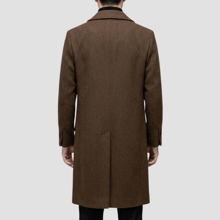 Winston | Men's Single-Breasted Wool Overcoat