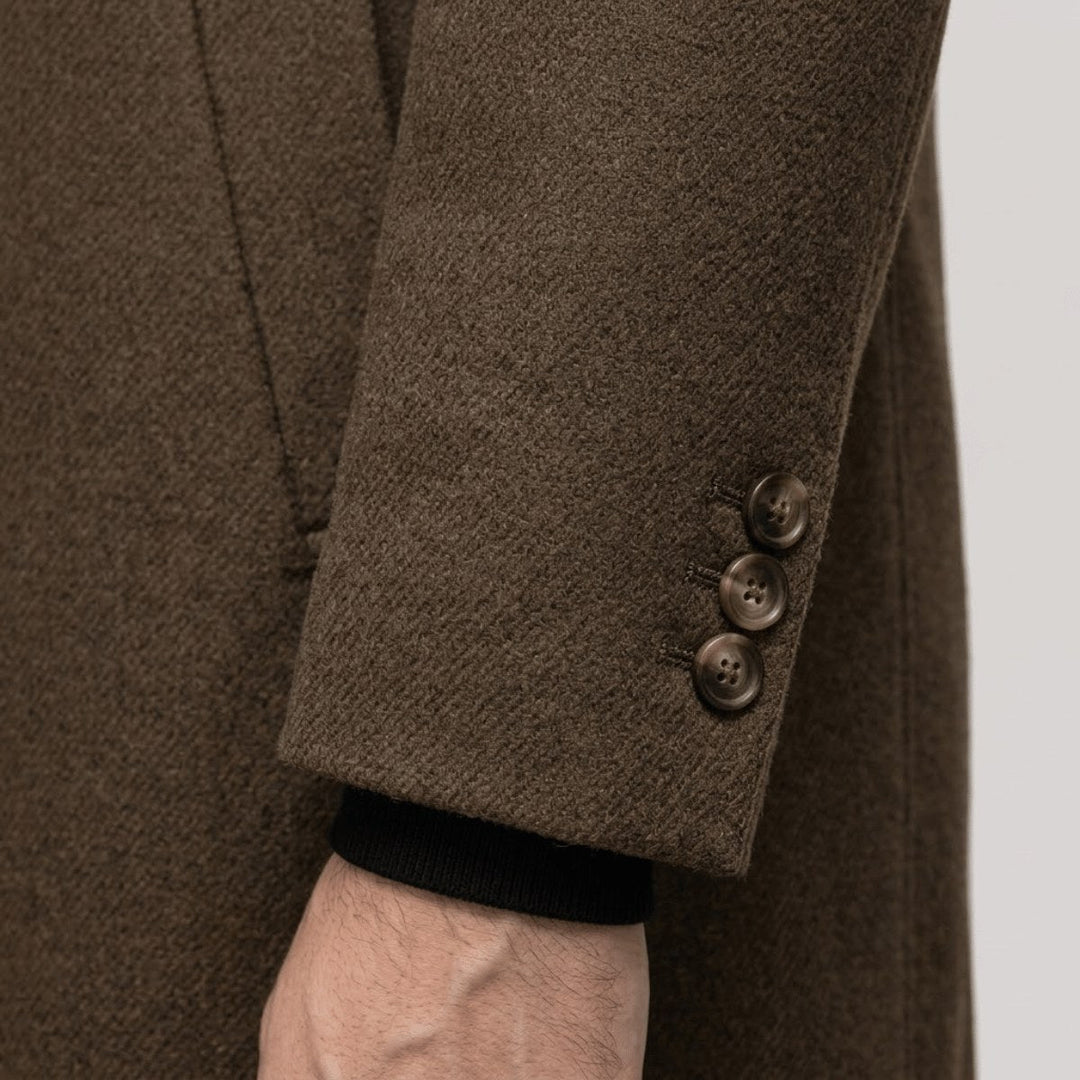 Winston | Men's Single-Breasted Wool Overcoat