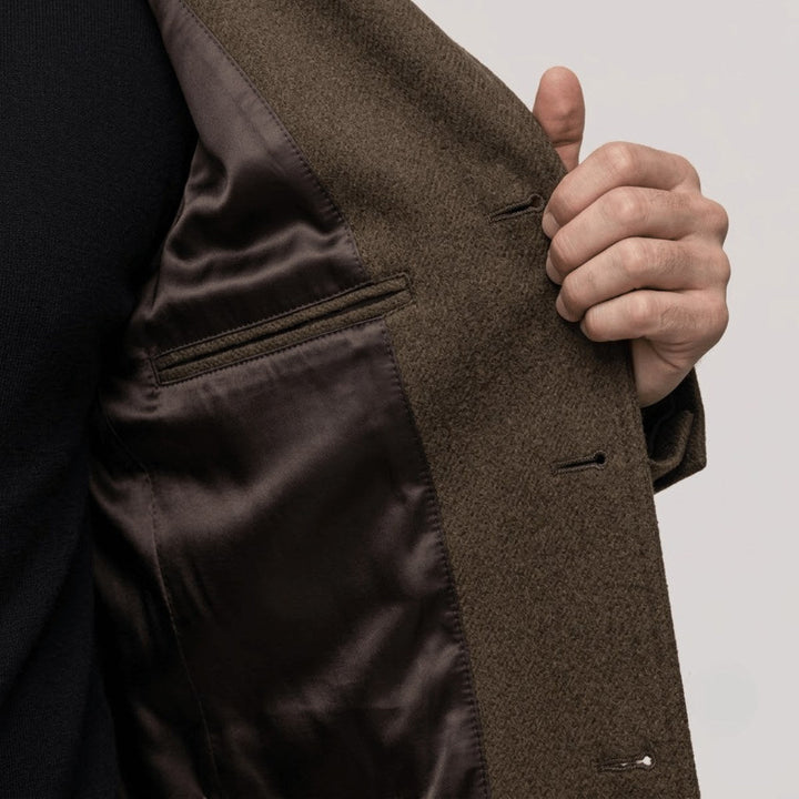 Winston | Men's Single-Breasted Wool Overcoat
