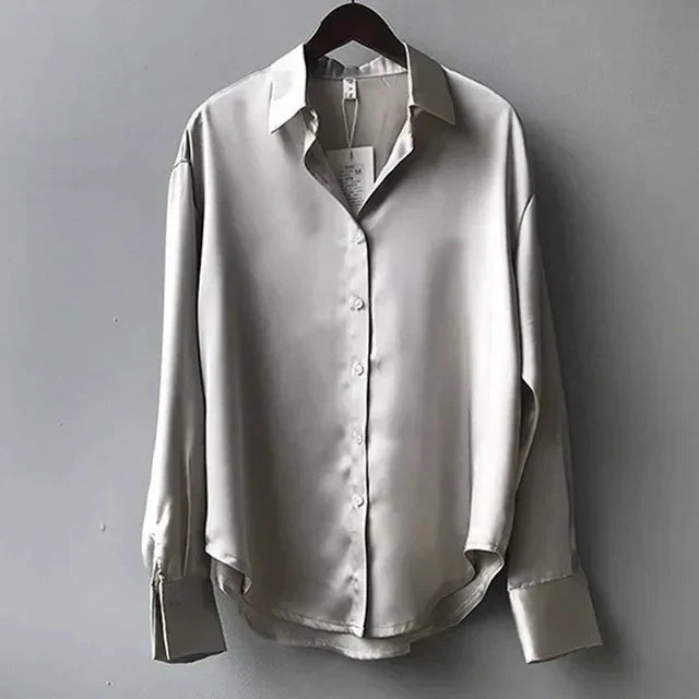 Violet | Women's Satin Blouse