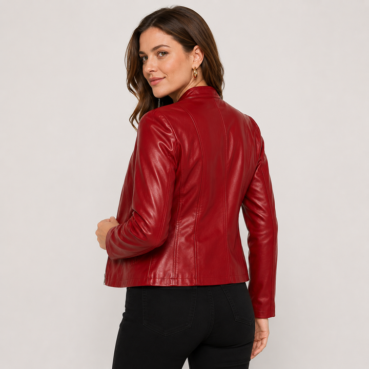 Isadora | Women's Full-Zip Leather Jacket