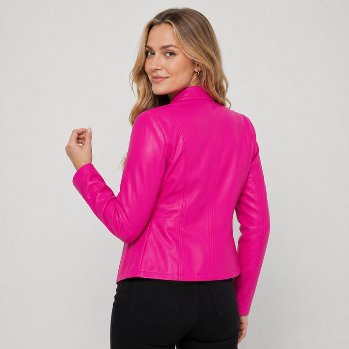 Isadora | Women's Full-Zip Leather Jacket