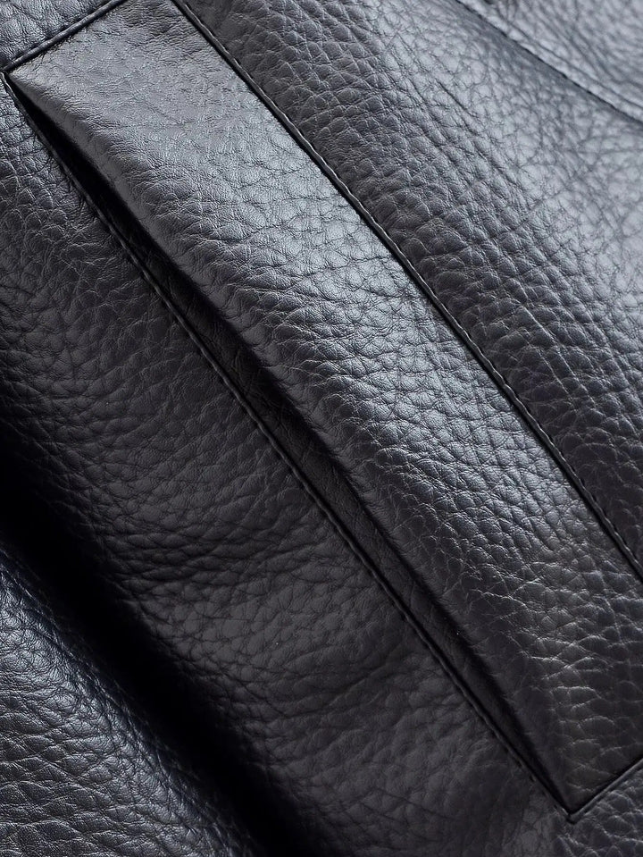 Margot | Women's Asymmetrical Faux Leather Jacket