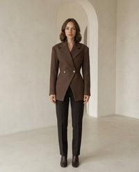 Marnie | Women's Double Breasted Peplum Blazer
