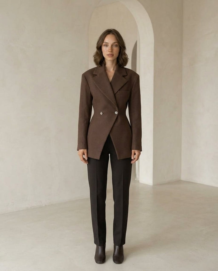 Marnie | Women's Double Breasted Peplum Blazer