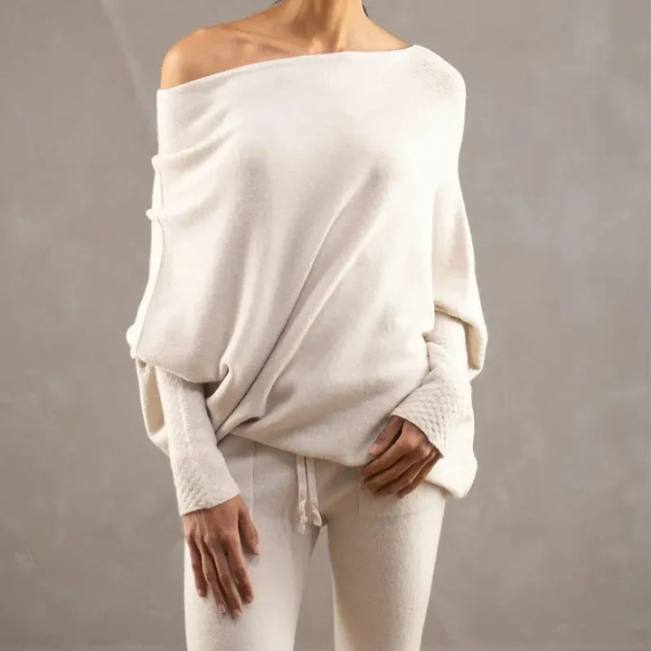 Maisie | Women's Asymmetric Cashmere Blend Jumper