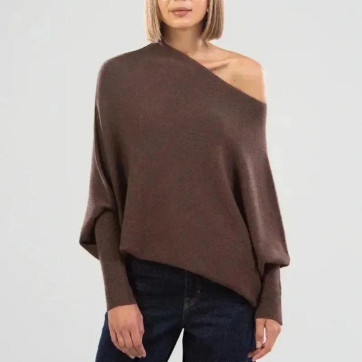Maisie | Women's Asymmetric Cashmere Blend Jumper