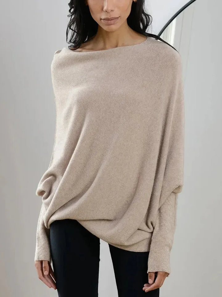 Maisie | Women's Asymmetric Cashmere Blend Jumper