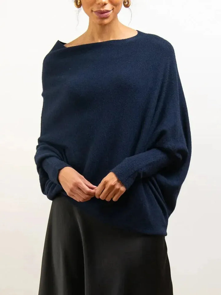 Maisie | Women's Asymmetric Cashmere Blend Jumper