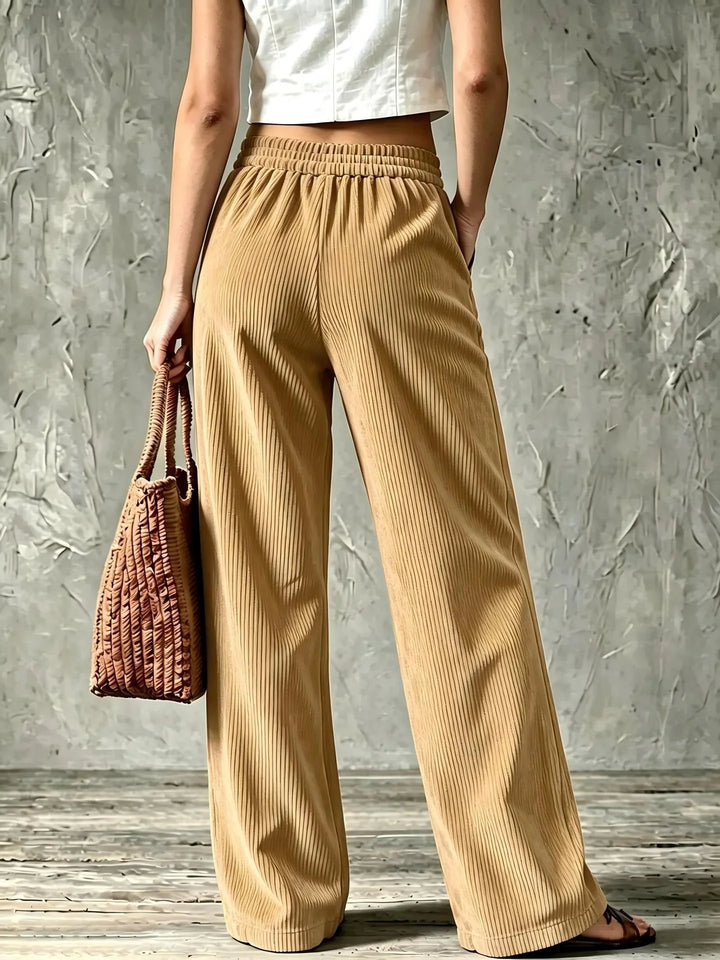 Imogen | Women's Wide-Leg Corduroy Trousers