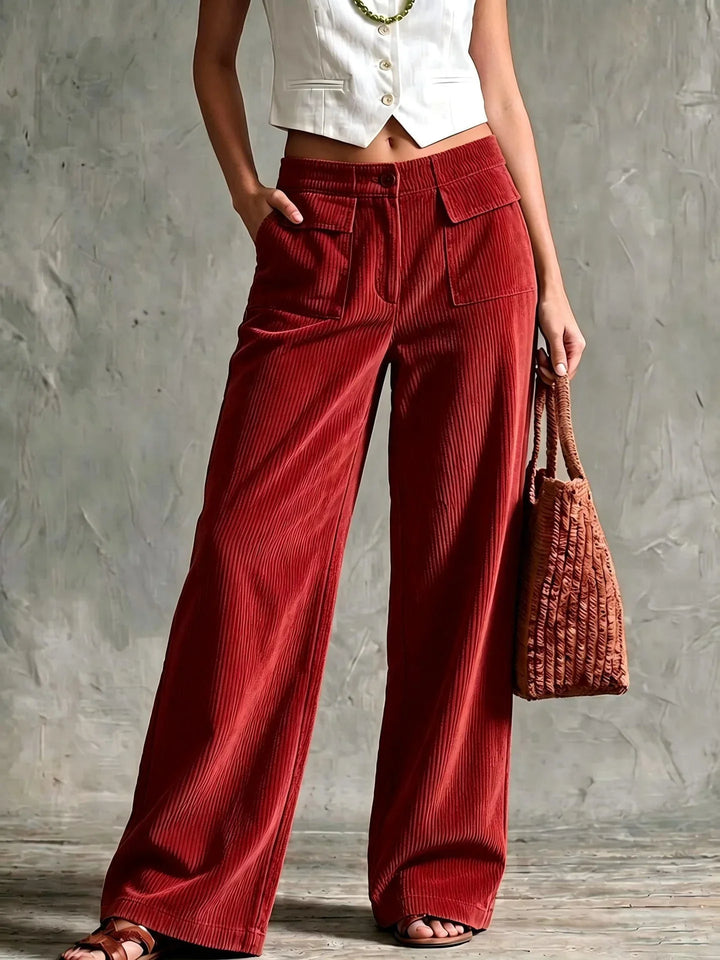 Imogen | Women's Wide-Leg Corduroy Trousers