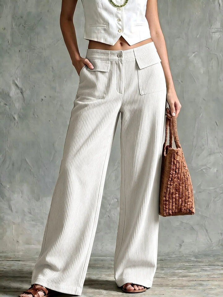 Imogen | Women's Wide-Leg Corduroy Trousers