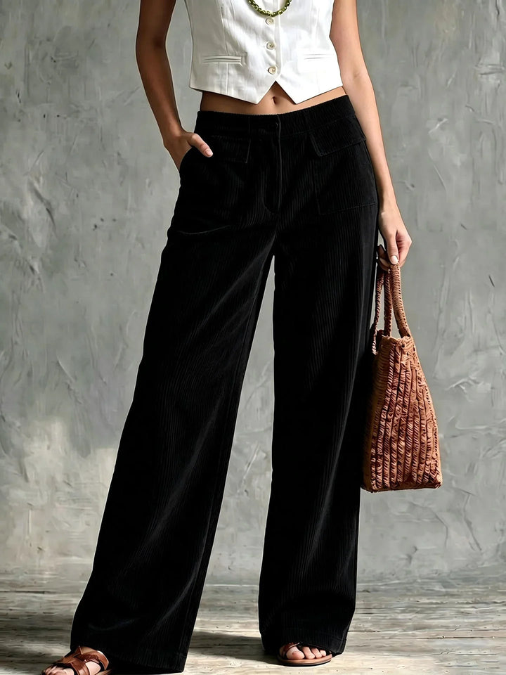 Imogen | Women's Wide-Leg Corduroy Trousers