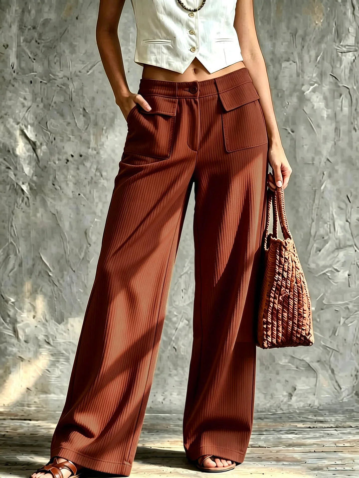 Imogen | Women's Wide-Leg Corduroy Trousers