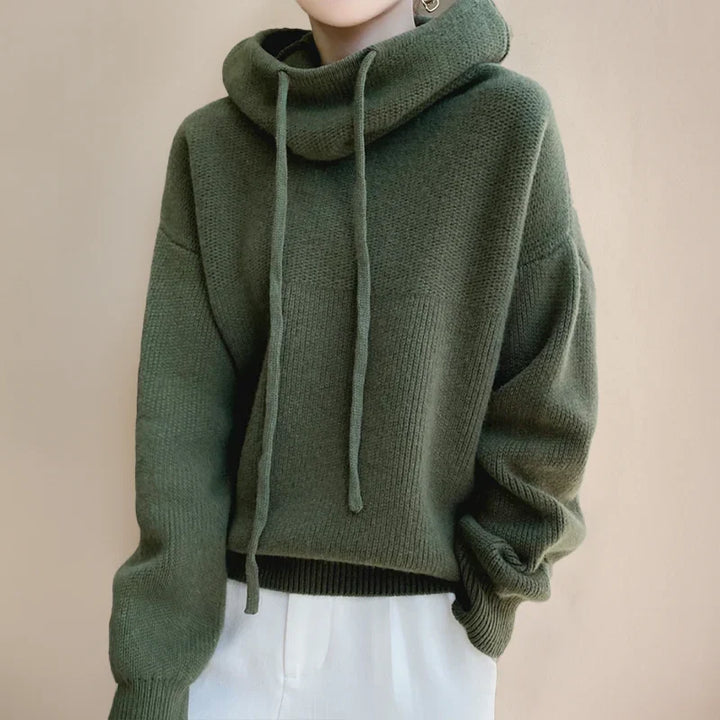 Verity | Women's Oversized Hooded Knit Sweater