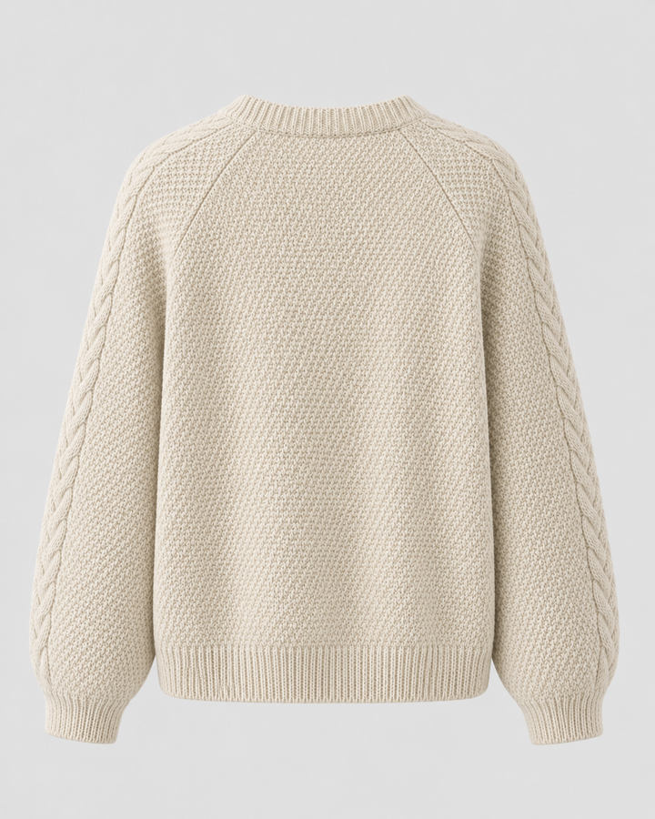 Maggie | Women's Cable Knit Button Front Cardigan
