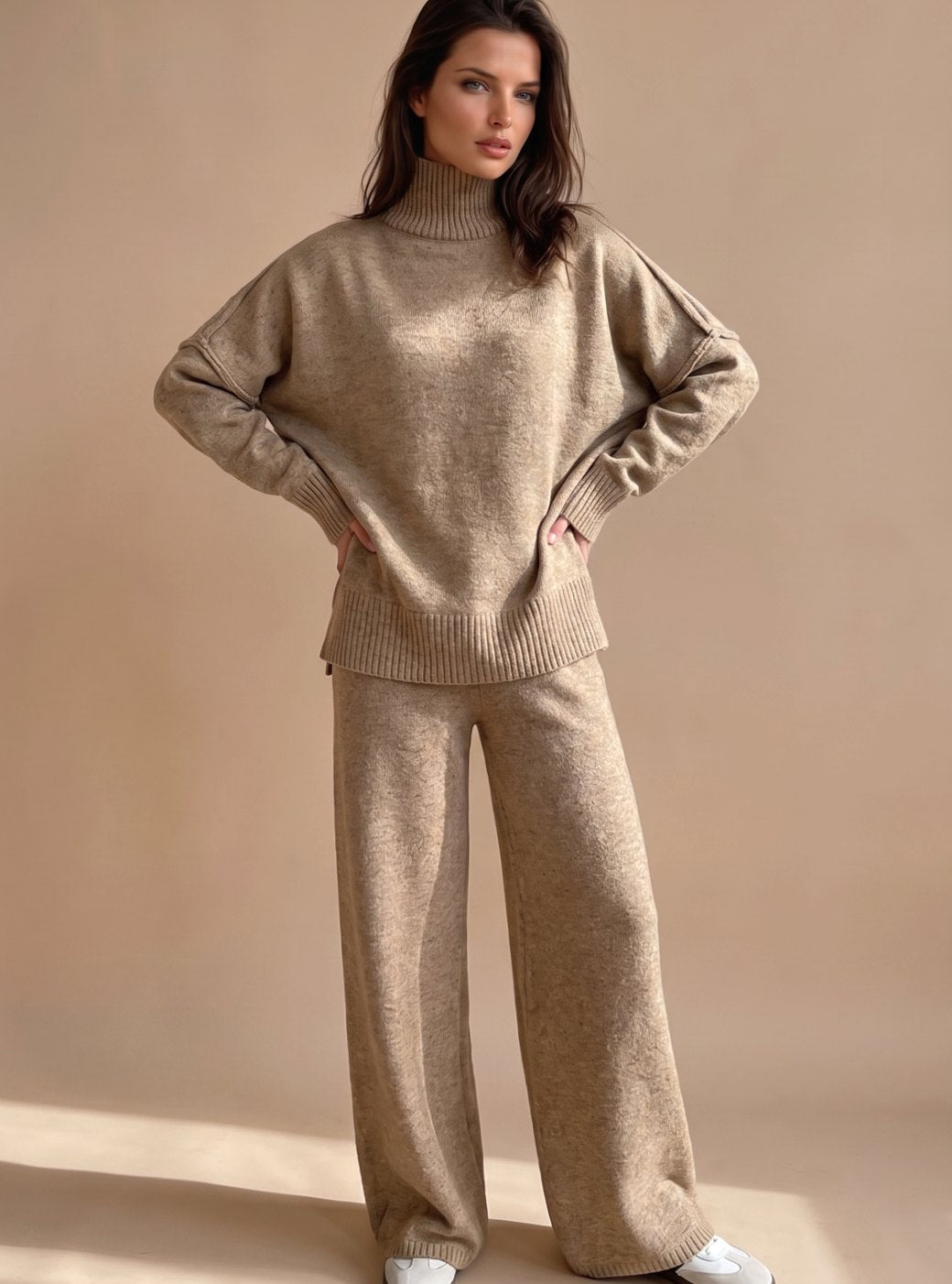 Elise | Women's Oversized Turtleneck Lounge Set