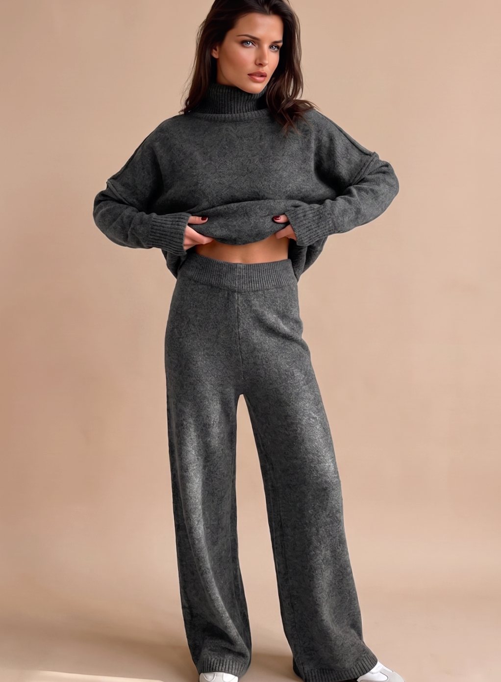 Elise | Women's Oversized Turtleneck Lounge Set