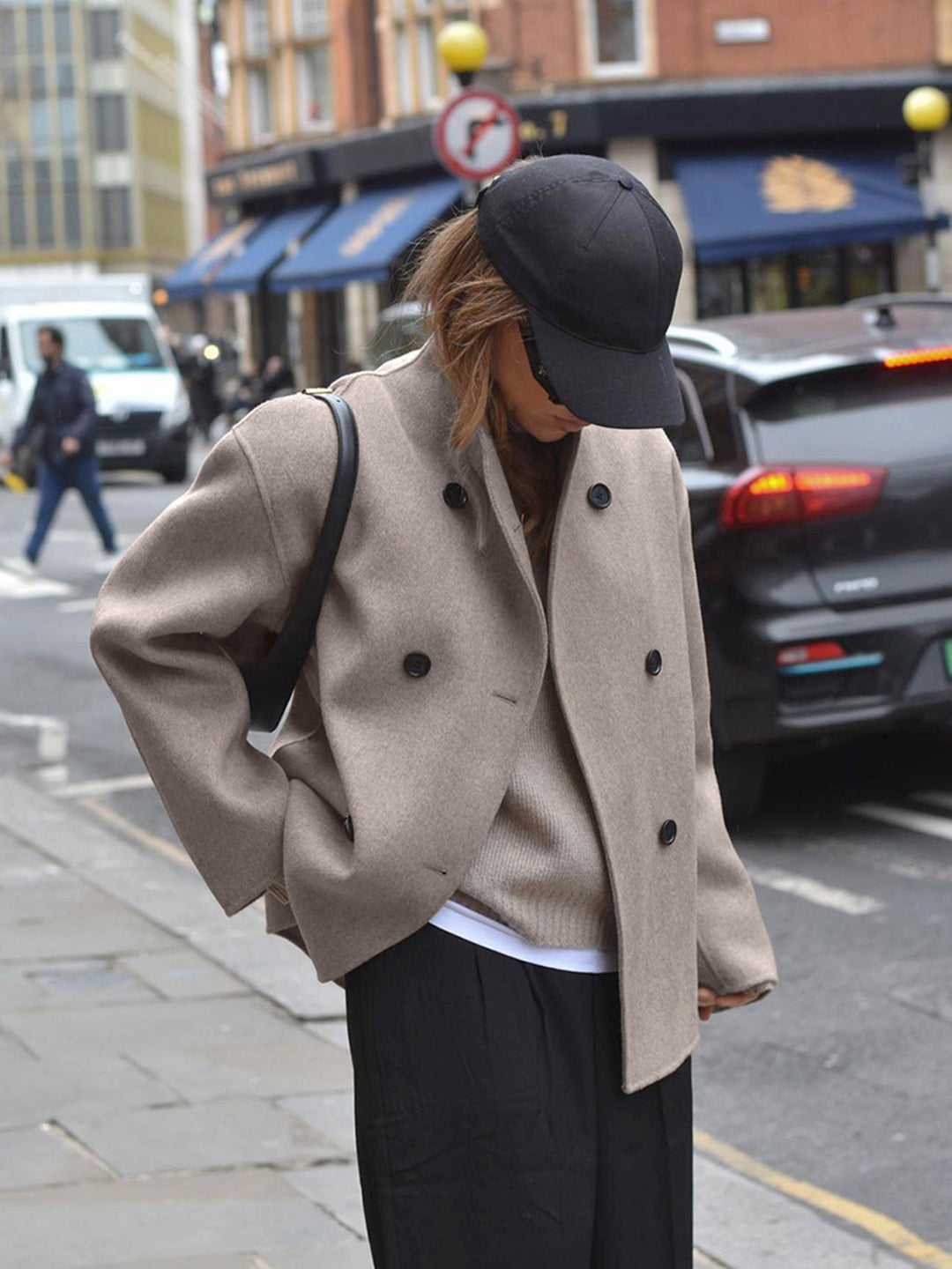 Nora | Women's Oversized Stand Collar Jacket