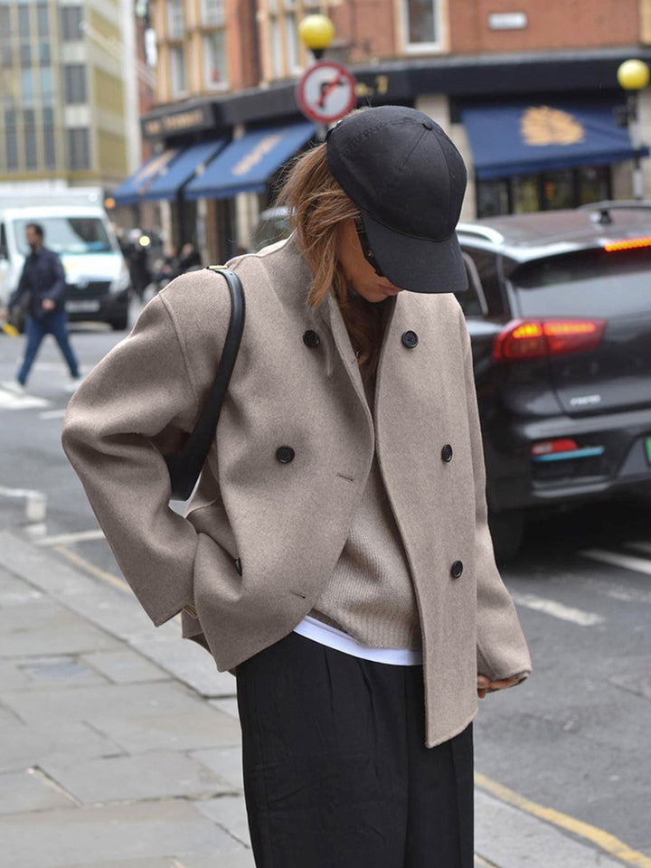 Nora | Women's Oversized Stand Collar Jacket