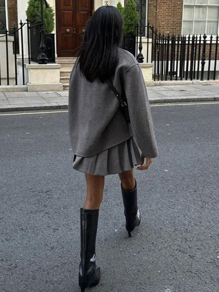 Nora | Women's Oversized Stand Collar Jacket