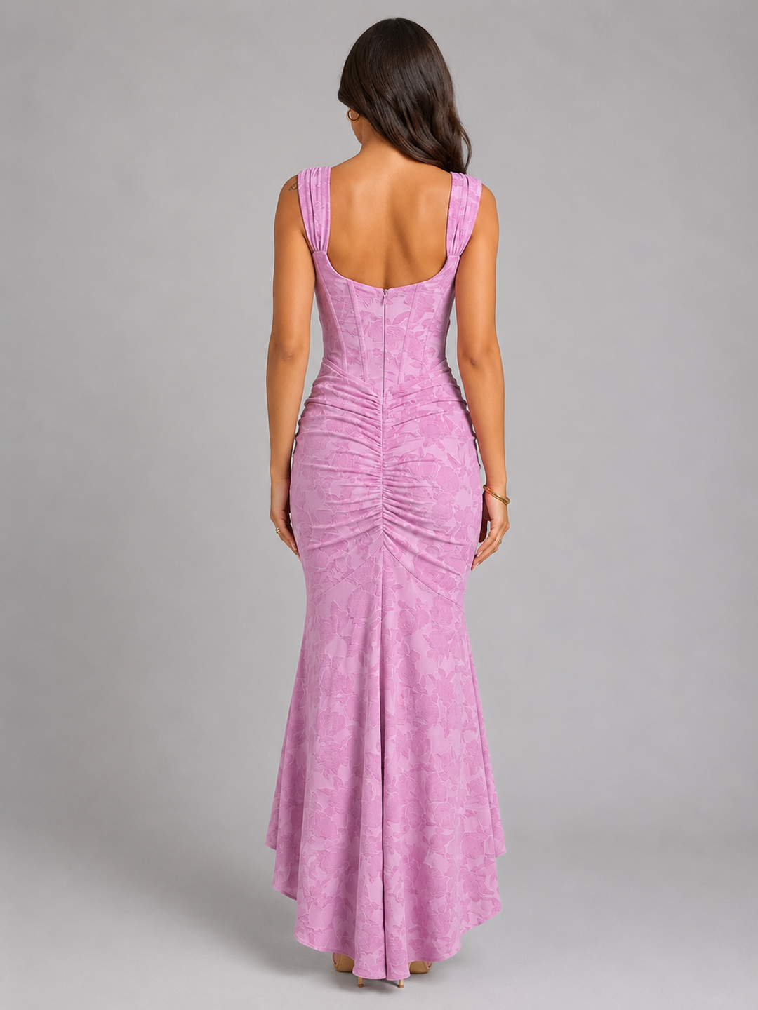 Annabel | Women's Floral Corset Maxi Dress