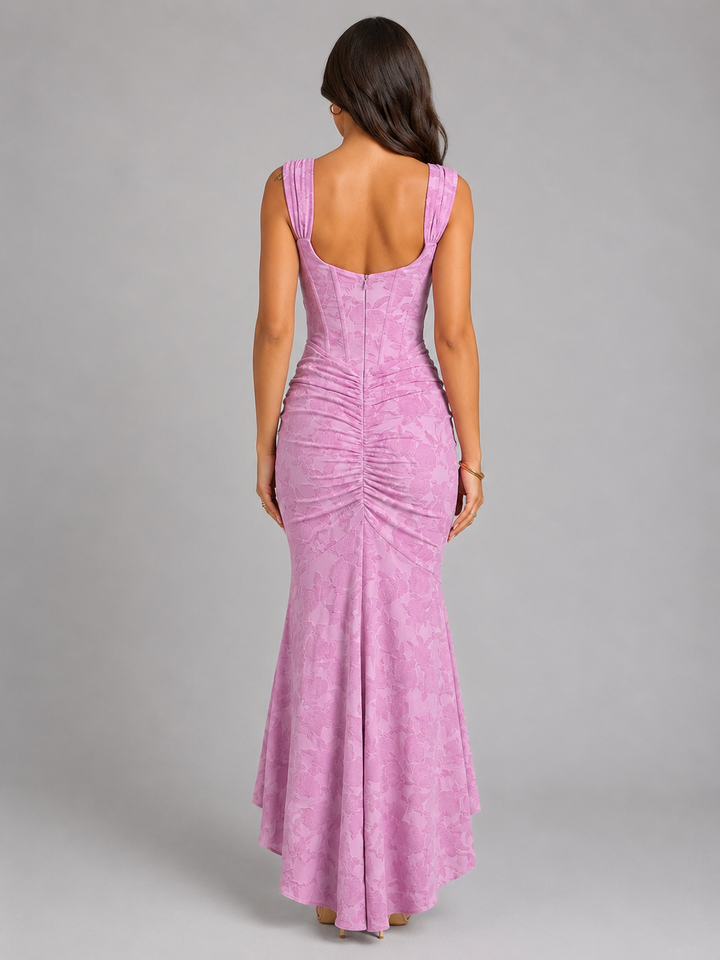 Annabel | Women's Floral Corset Maxi Dress