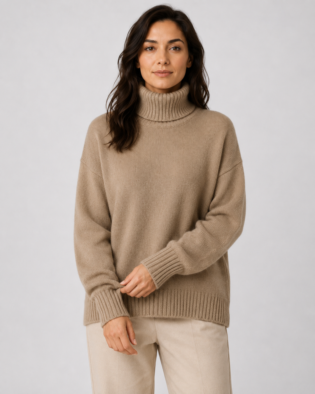 Nell | Women's Turtleneck Knitted Jumper