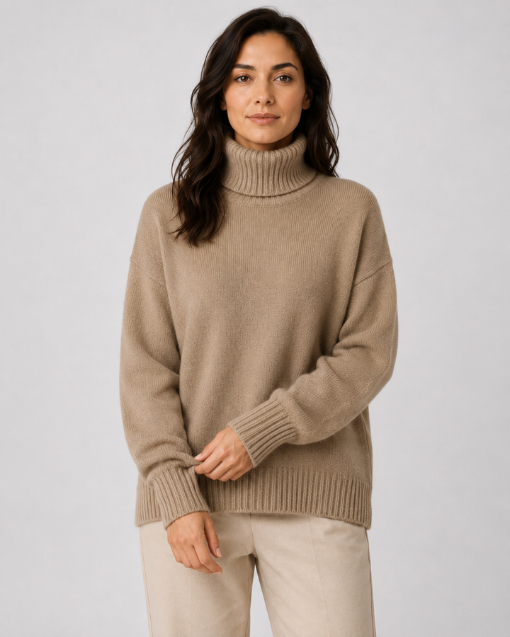 Nell | Women's Turtleneck Knitted Jumper