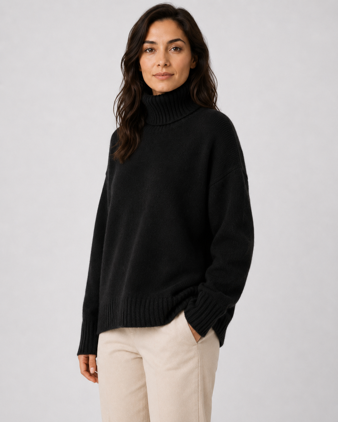 Nell | Women's Turtleneck Knitted Jumper