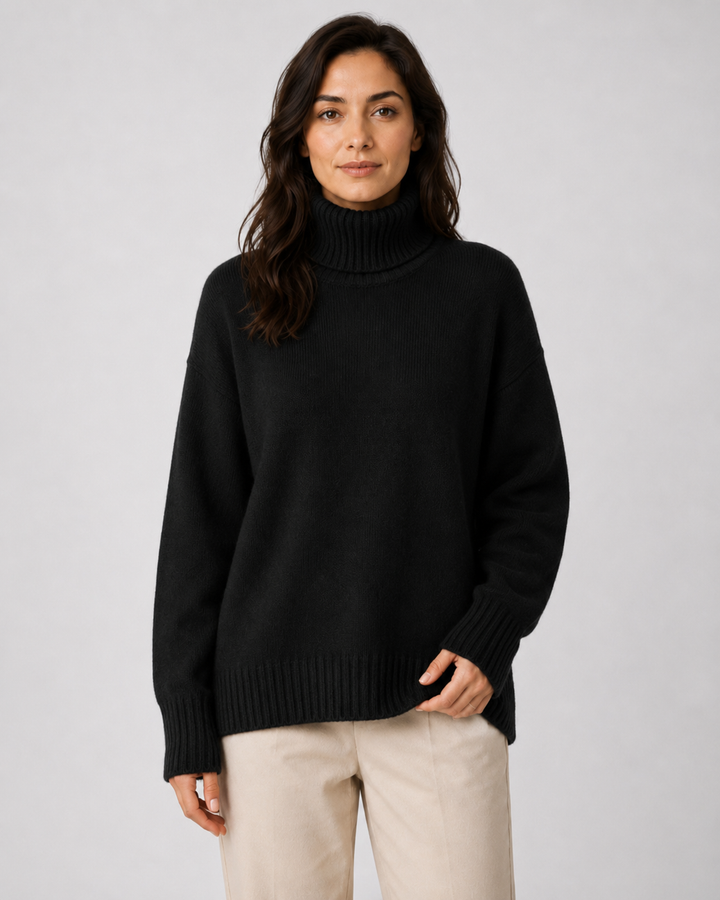 Nell | Women's Turtleneck Knitted Jumper