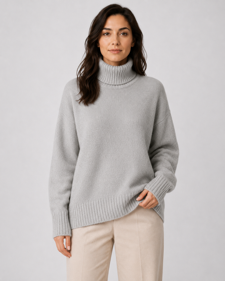 Nell | Women's Turtleneck Knitted Jumper