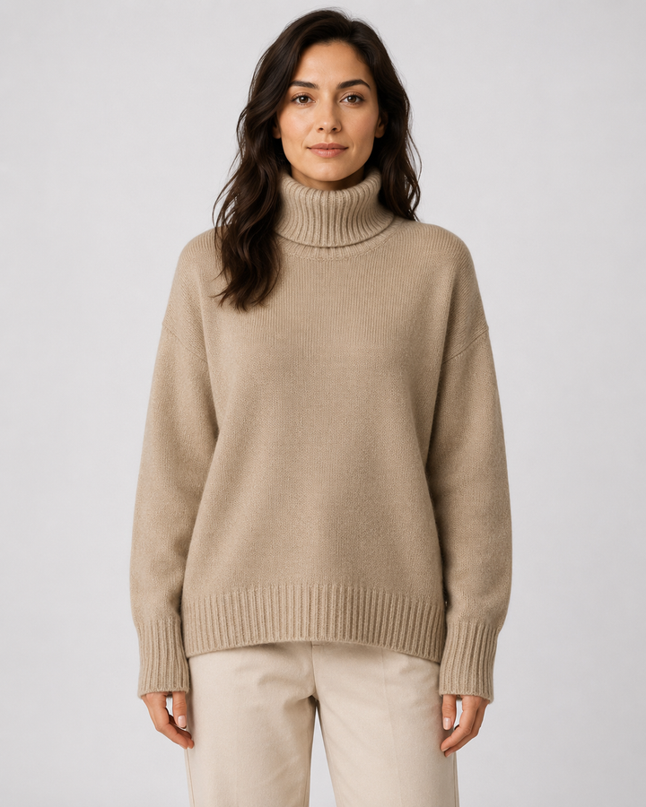 Nell | Women's Turtleneck Knitted Jumper