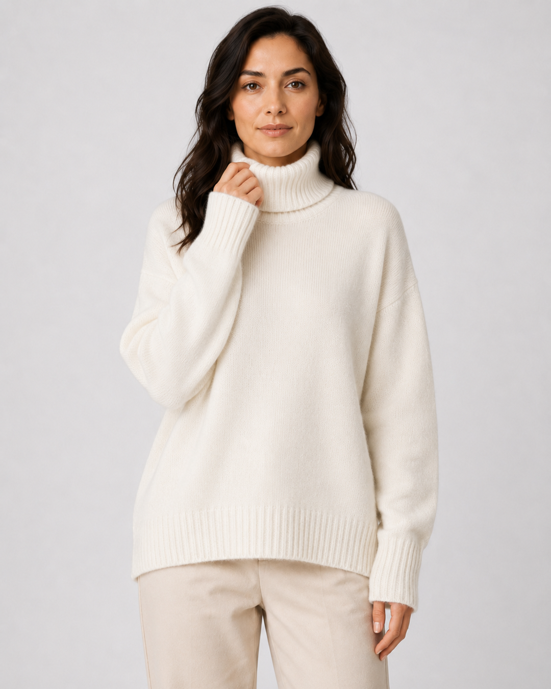 Nell | Women's Turtleneck Knitted Jumper